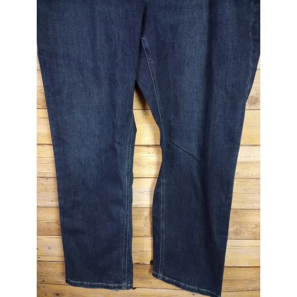 Lane Bryant Women Jeans 22 Blue Straight Leg Denim